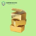 Custom gold foil packaging box wholesale