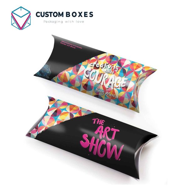 Custom pillow boxes wholesale