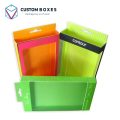 Printed Die cut hanging tab boxes